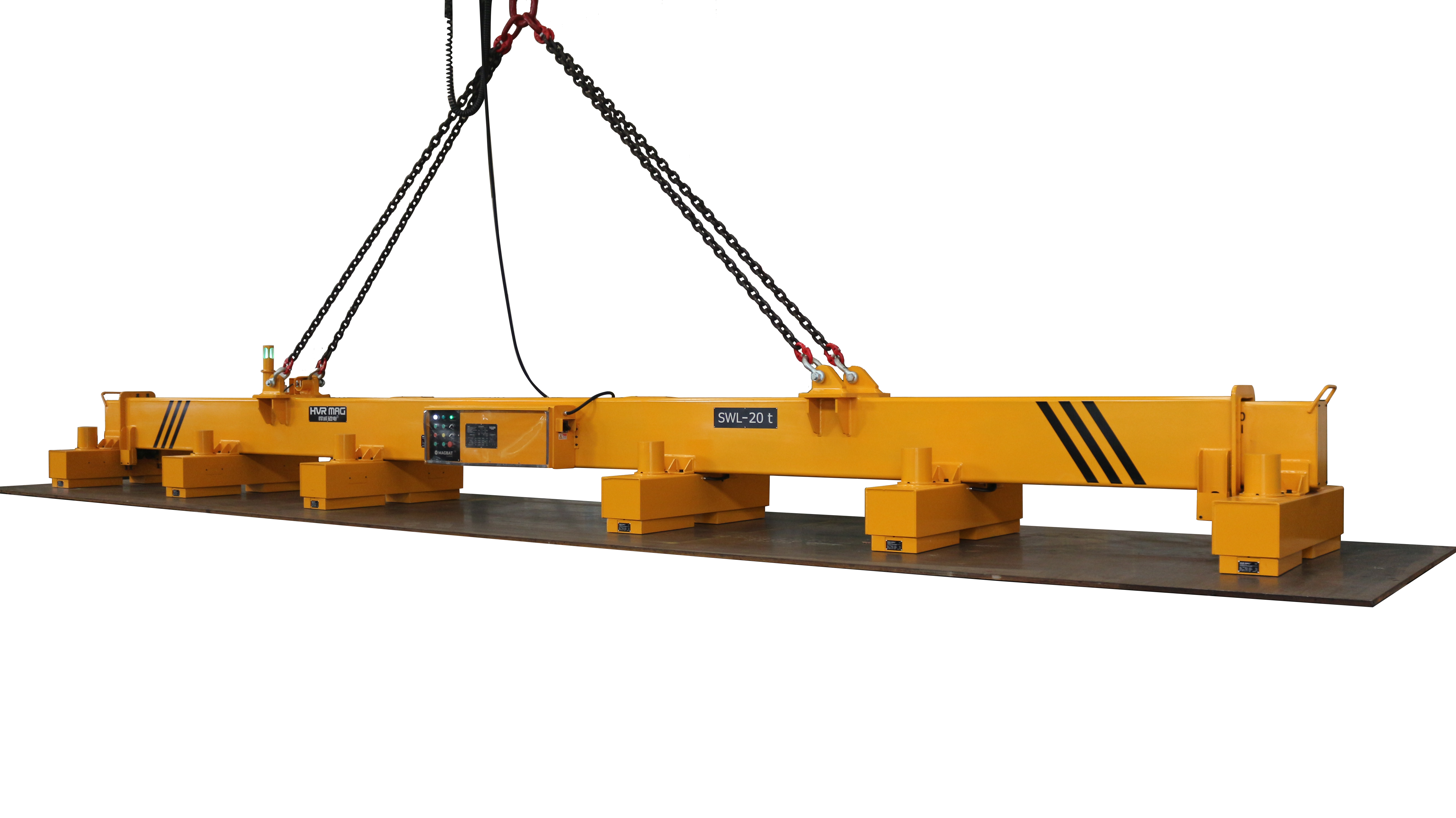 electrically swithced permanent electromagnet lifting beam - 20 ton - HVR MAG