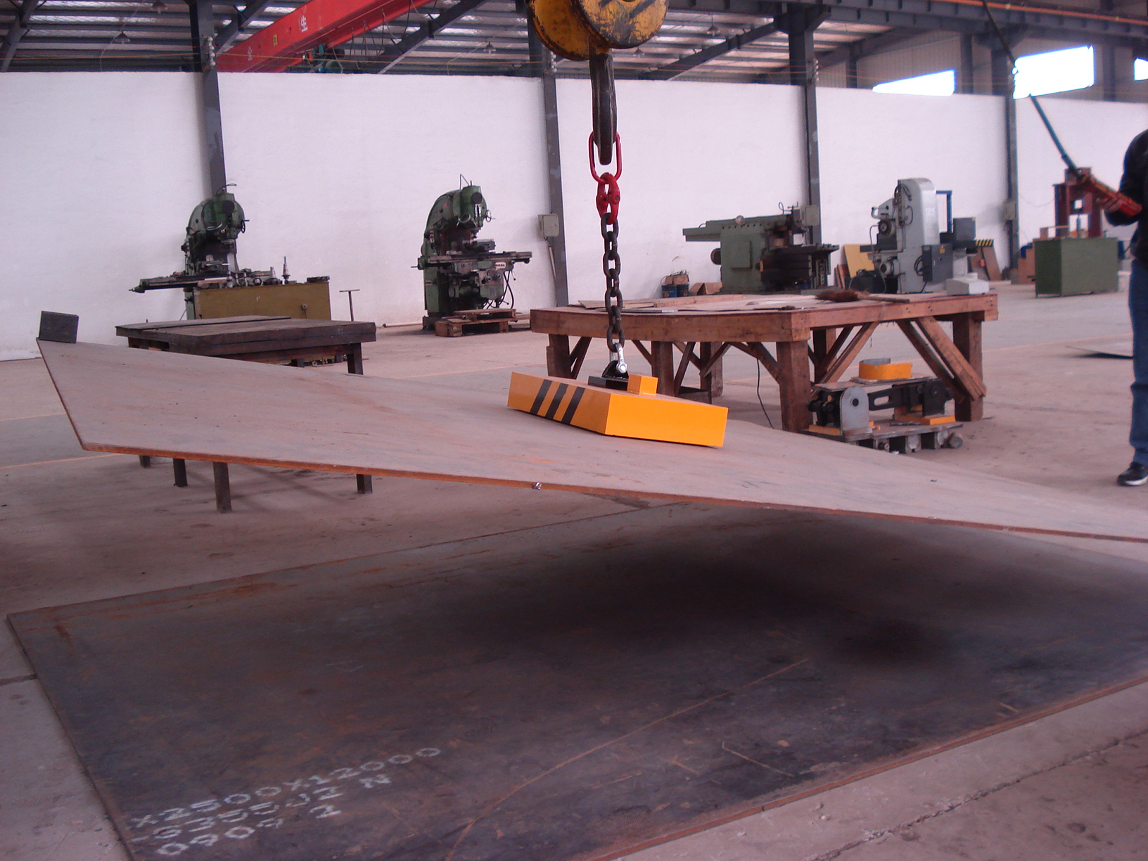 steel plate lifting clamp - magnetic lifter | HVR MAG