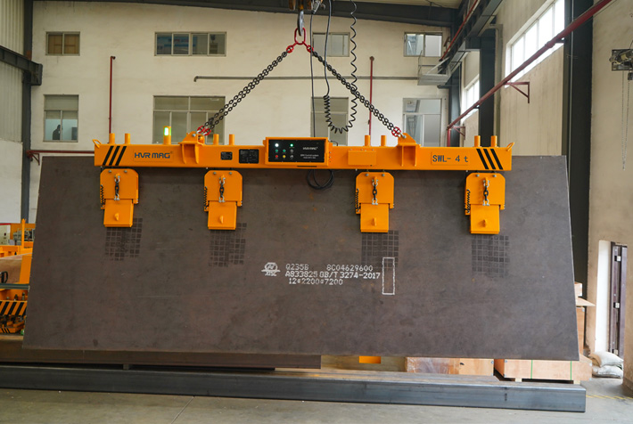 vertical plate lifting magnetic clammps - lifting magnets | HVR MAG