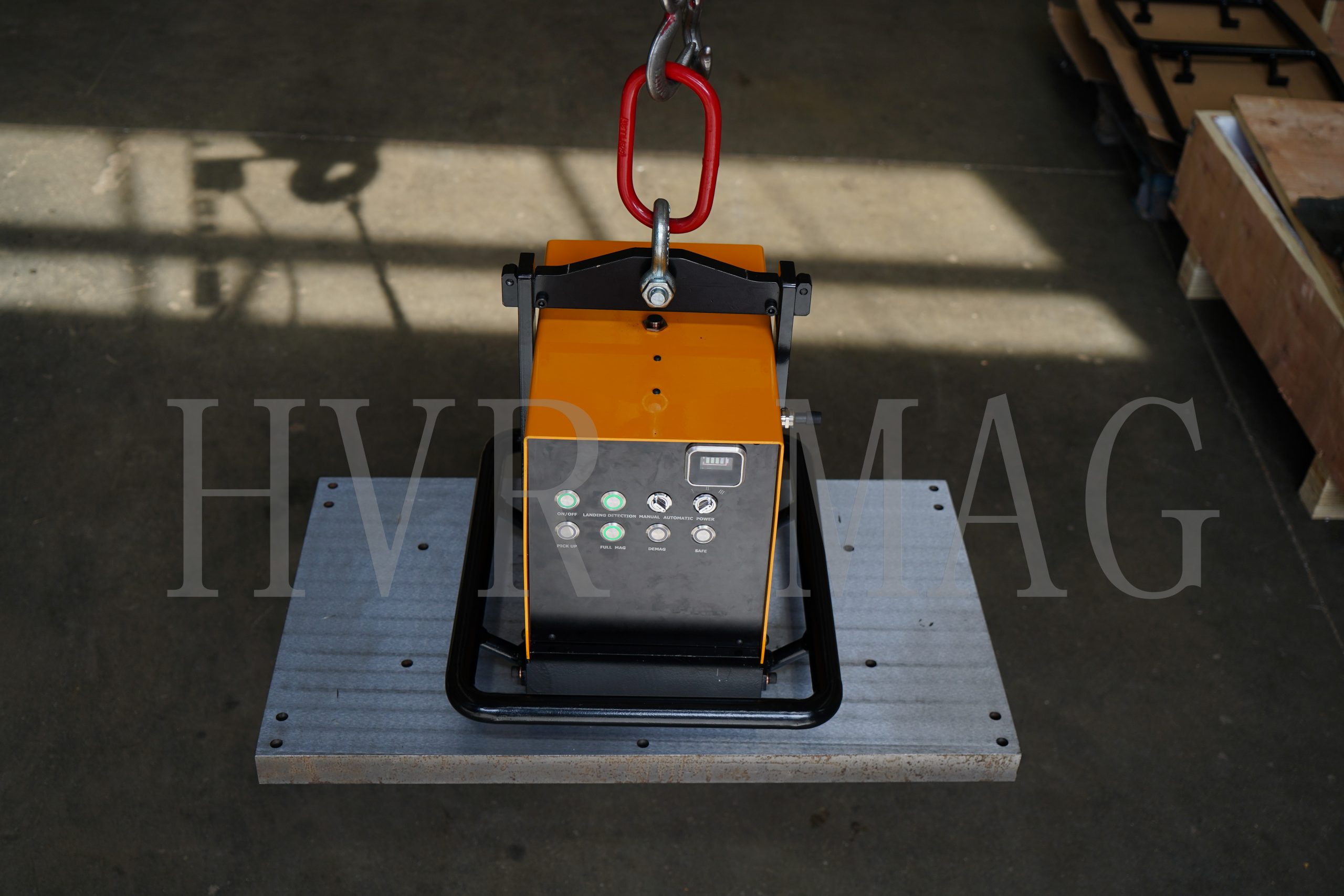 Battery lifting magnet for lifting steel - HVR MAG