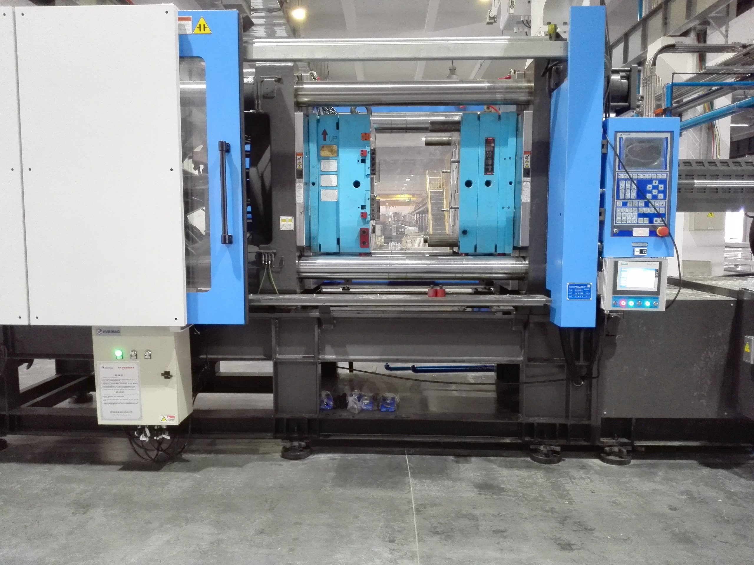 Magnetic platens for quick mold change on Haitian injection molding machine - HVR MAG