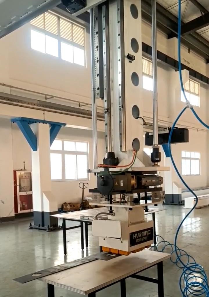 magnetic robot gripper handling laser metal cut part - HVR MAG