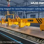 9 Ton Steel Lifting Magnets for Laser/Plasma/Flame/Oxygen Cutting System - HVR MAG