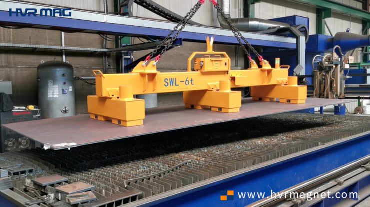 Battery Powered Lifting Magnets System 6 Ton - HVR MAG