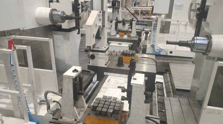 Workholding Magnet Chucks in CNC Vertical Machining Center - HVR MAG