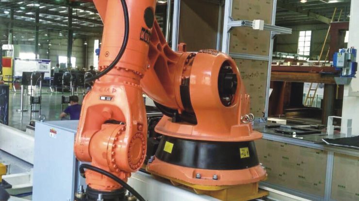 Customized Magnetic Grippers Used for KUKA Robots in Automated Packaging Line