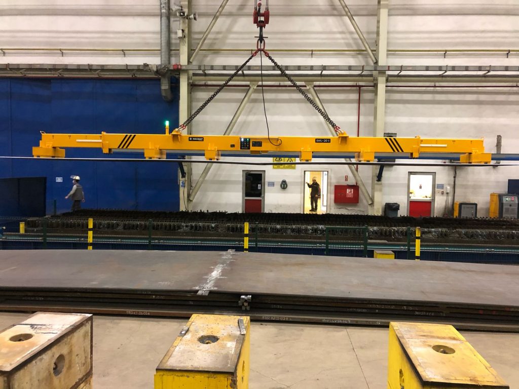 20 ton magnetic lifting device for steel plates - HVR MAG