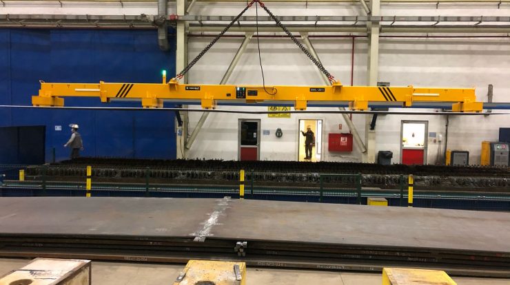 20 ton magnetic lifting device for steel plates - HVR MAG