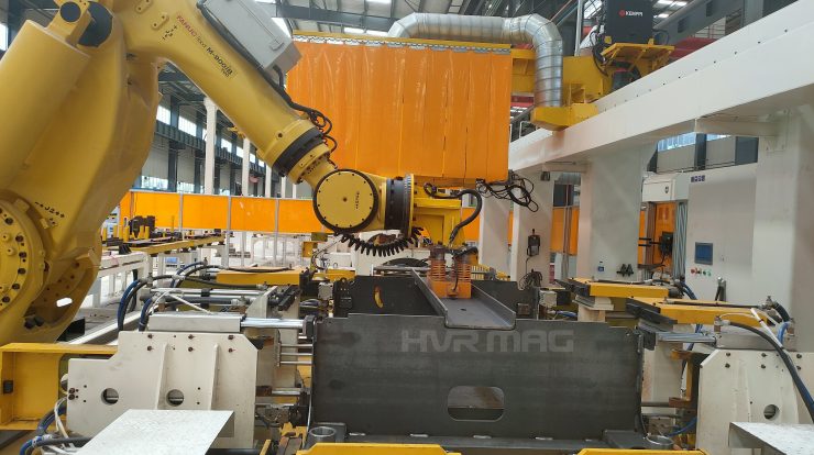 Automated material handling in intelligent factory