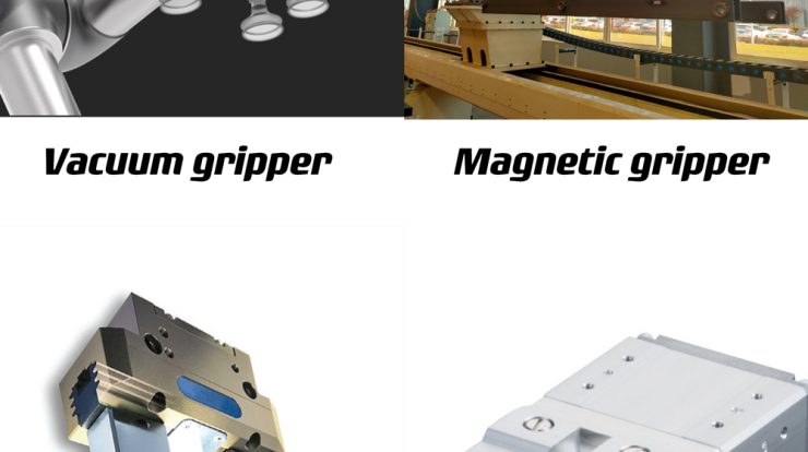 Types of grippers used in manufacturing