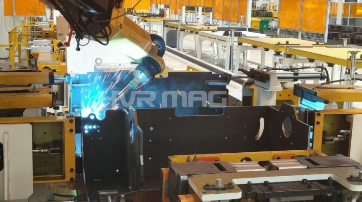 Magnet for robotic welding fixture: posionter, clapm, jig