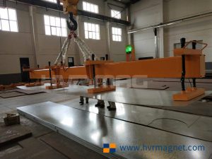 magnetic lifting solution for thin metal sheet