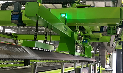 Magnetic Gripper on Gantry Robot