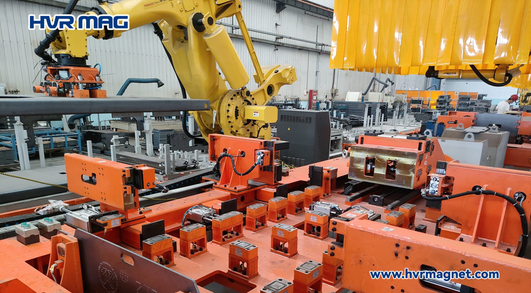 Car Frame Welding with Electro Permanent HVR MAG