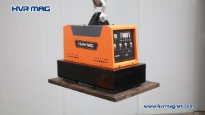 battery powered lifting magnet