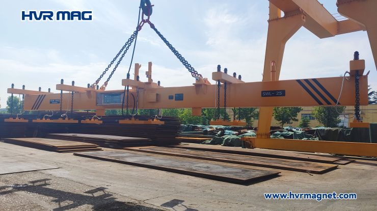 Safely Lifting Thick Steel Plates: Electro Permanent Lifting Magnets