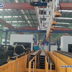 magnetic grippers handling steel materials