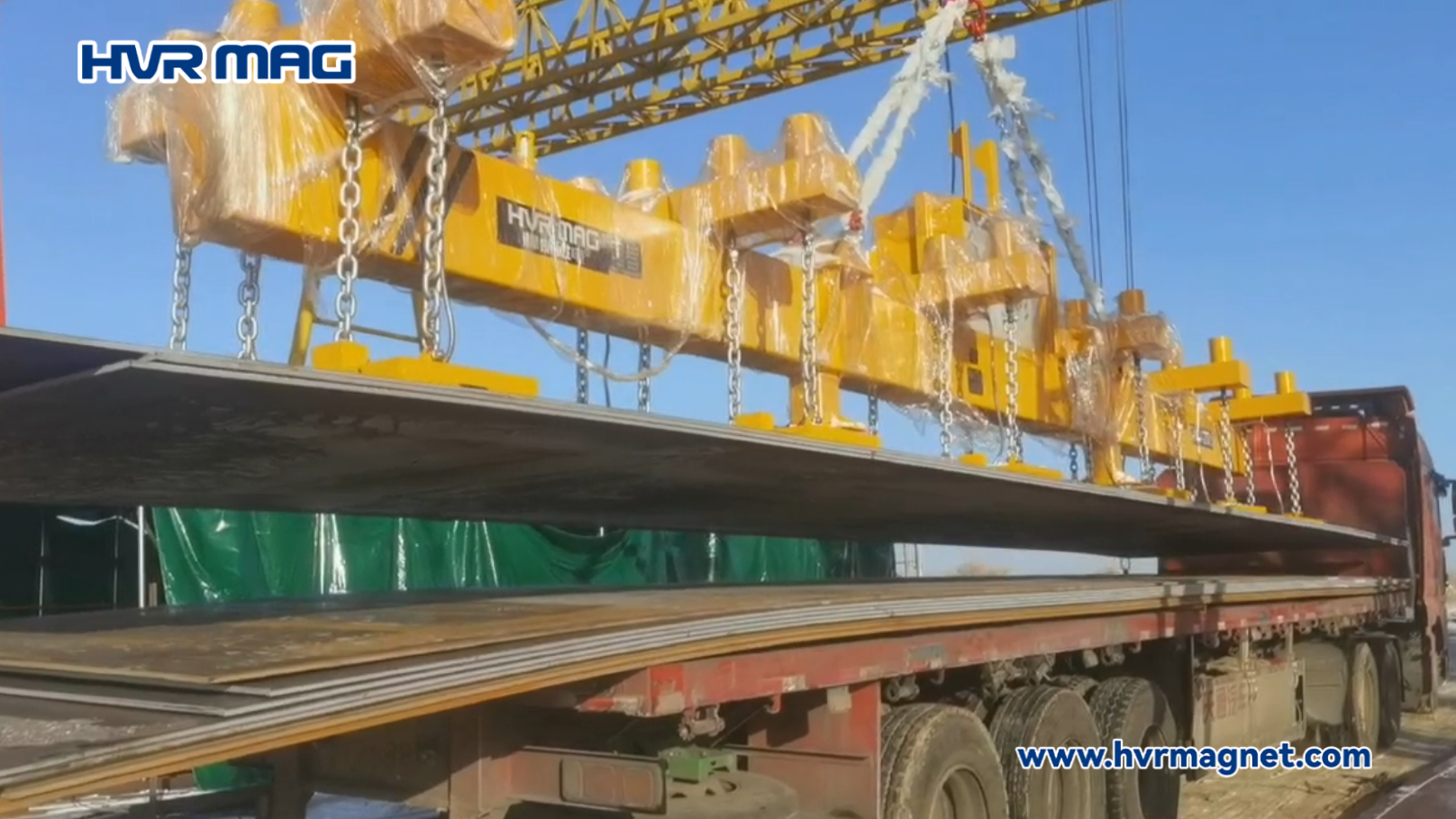 Electro Permanent Lifting Help in Stacking Steel Plates HVR MAG