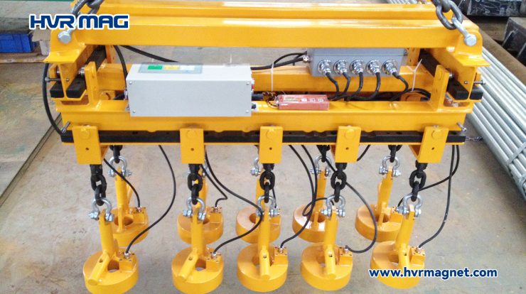 electro permanent lifting magnet for cutting table