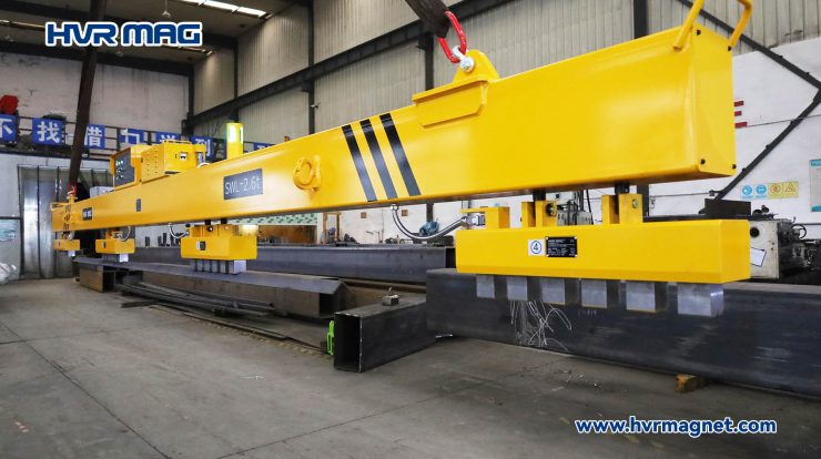 Handling Angle Iron with Electro Permanent Lifting Magnets