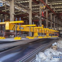 electro permanent lifting magnets in steel structure