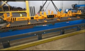 3mm Thin Steel Plate Handling with Electro Permanent Lifting Magnet  | HVR MAG