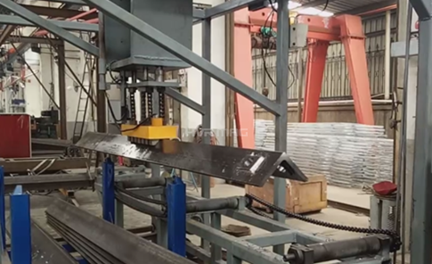 Magnet Palletizer - Loading/Unloading Steel Angle for Combined Machine Tool