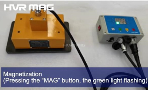 Electro Permanent Lifting Magnet Test - Magnetic Property Demonstration