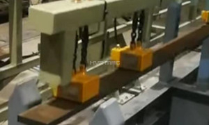Gantry System Handling Spring Steel Plate with Magnetic Lifters