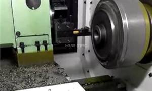 Horizontal Lathe Machining with Electro-permanent Magnetic Chuck