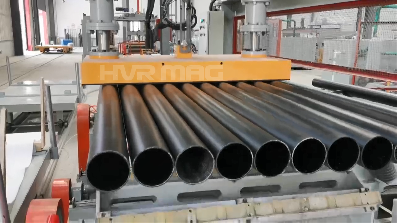 Automated pipe and tube handling system/steel pipe palletizing