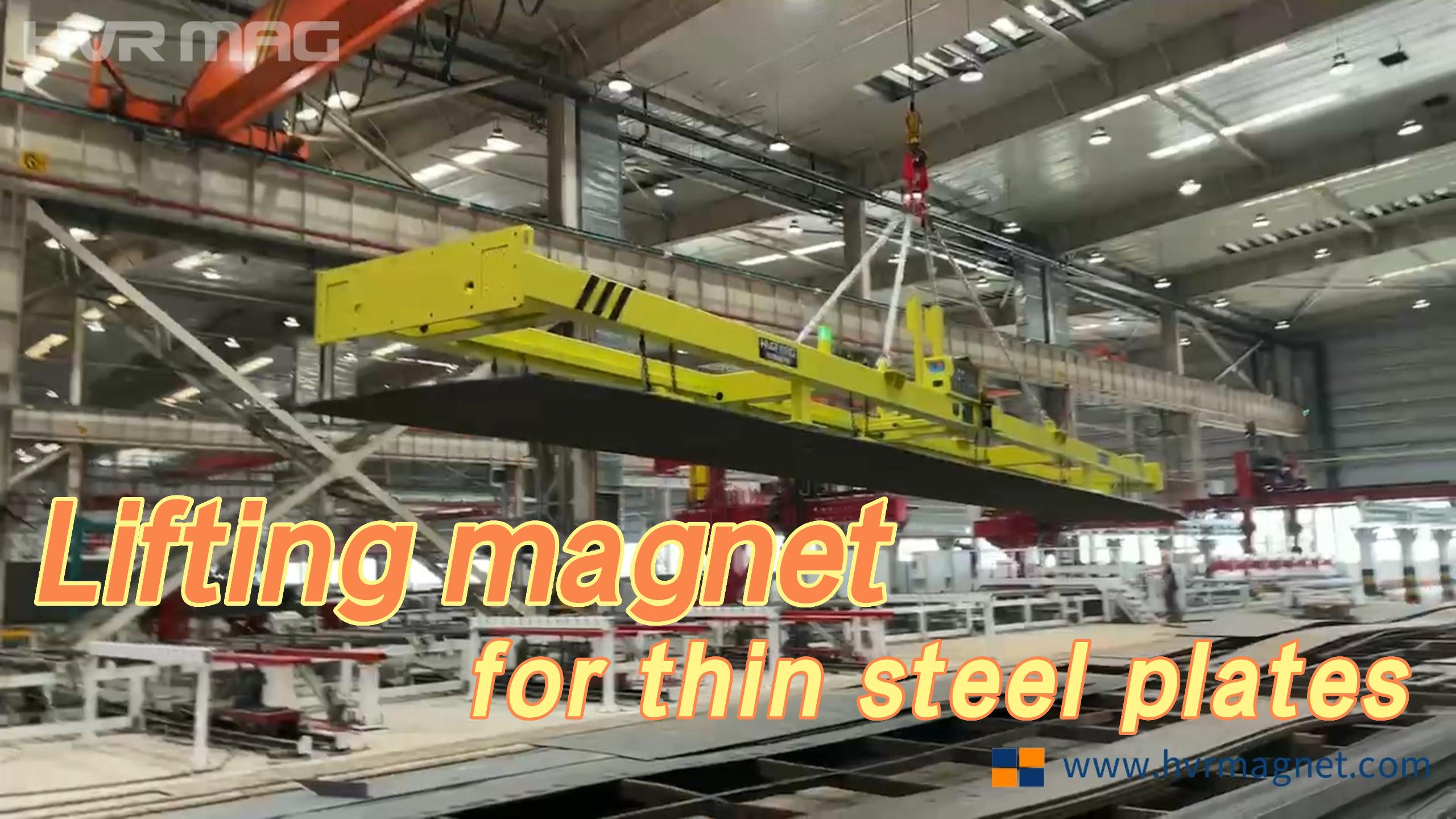 Lifting Magnet for Thin Steel Plates Handling