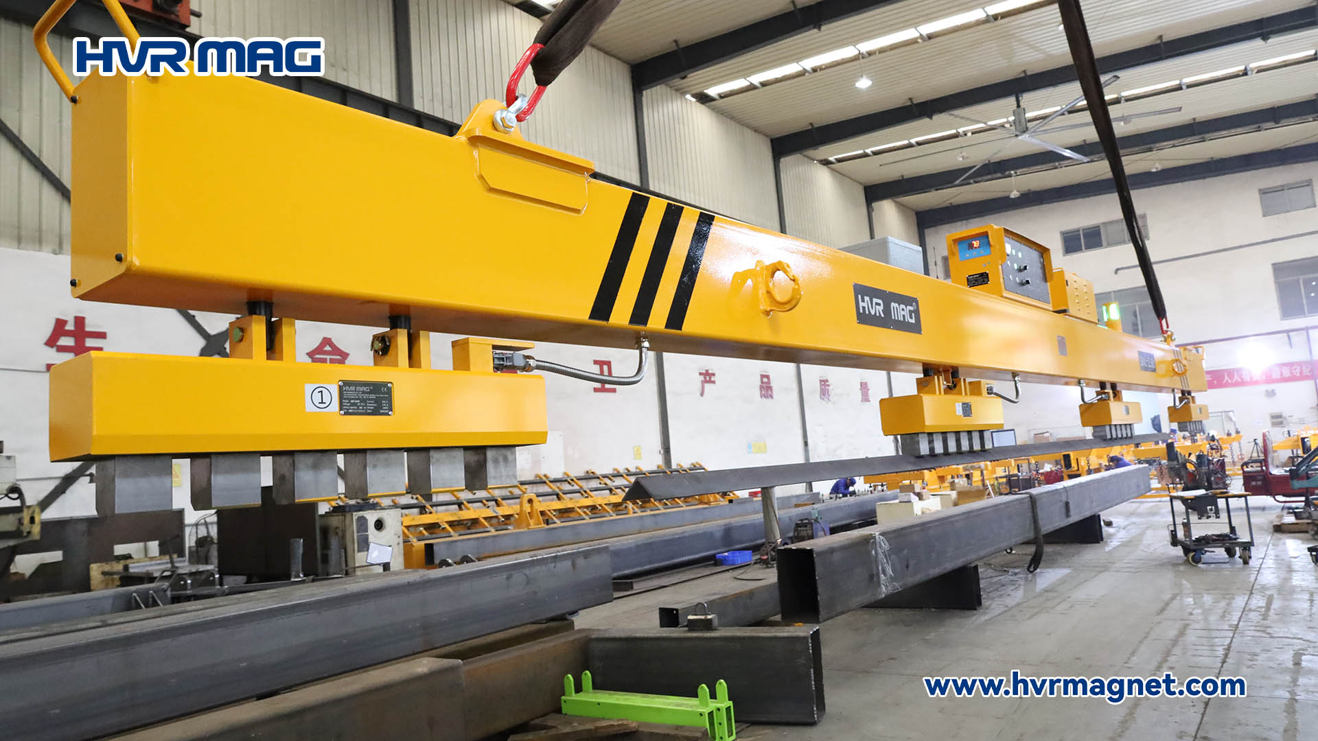 Electro Permanent Lifting Magnets for Handling Angle Iron